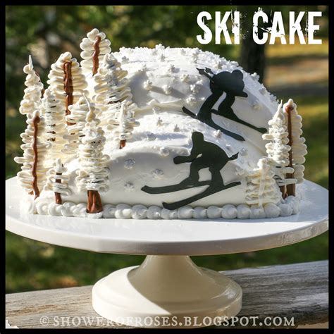 Skiing Cake Design