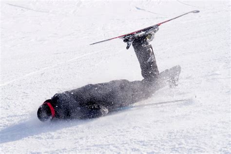 skiing collision
