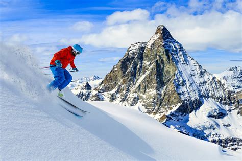 Skiing In Alps