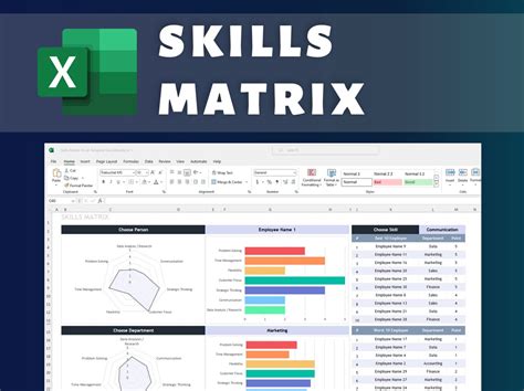 skill matrix template excel pdf