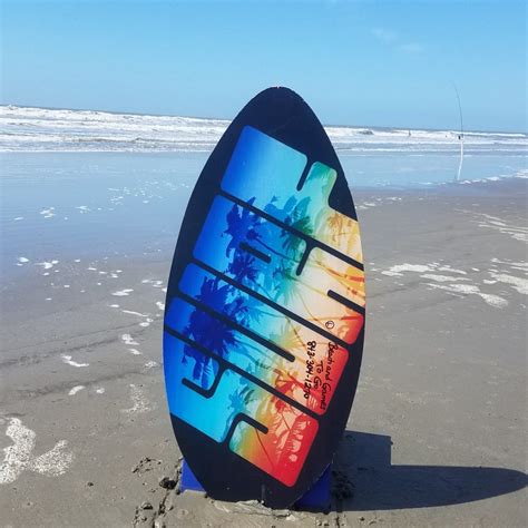 Skim Board At Beach