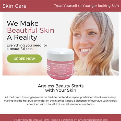 Skin Care Product Description Example