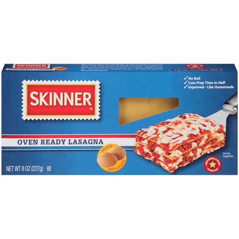 skinner oven ready lasagna noodles