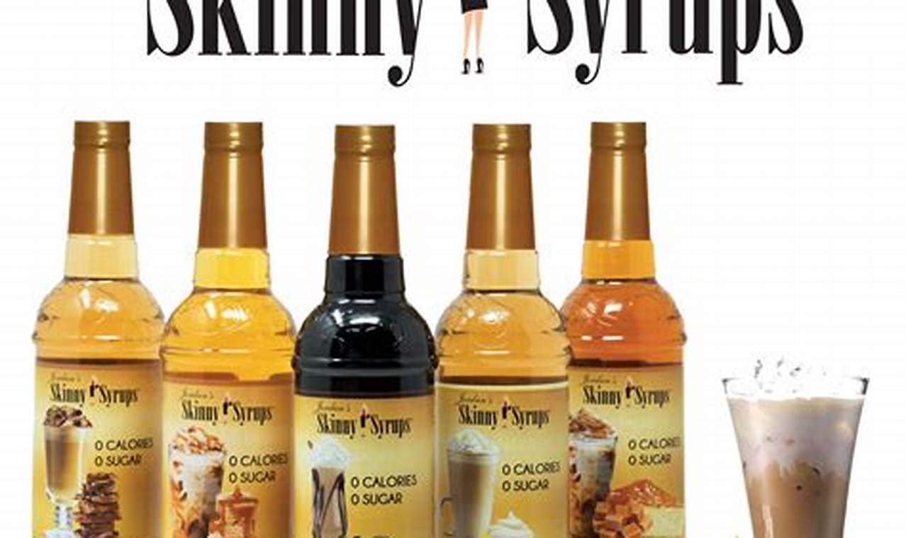 skinny syrup recipes