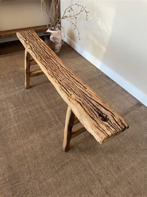 Skinny Rustic Bench