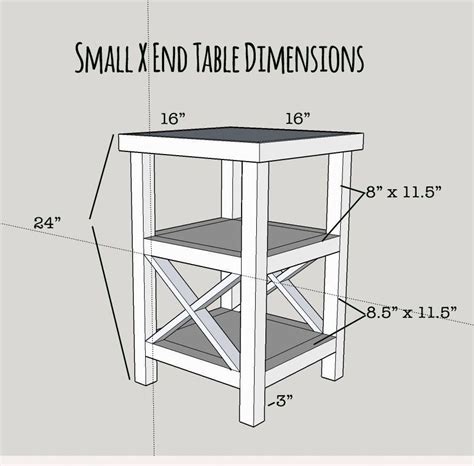 Skinny Side Table Plans