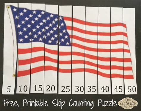 Skip Counting Puzzle Printable