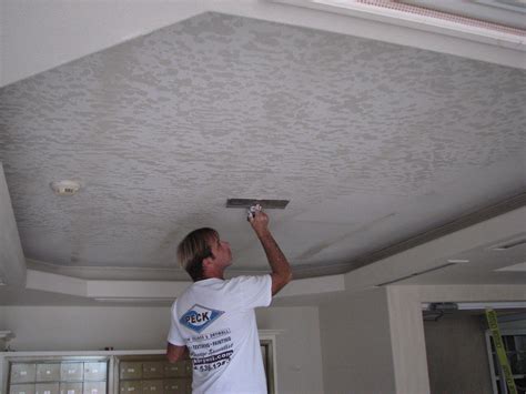 skip trowel ceiling