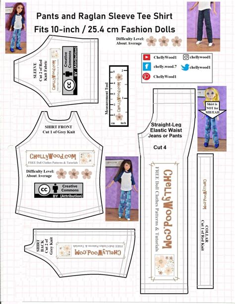 Skipper Clothes Printable Pattern