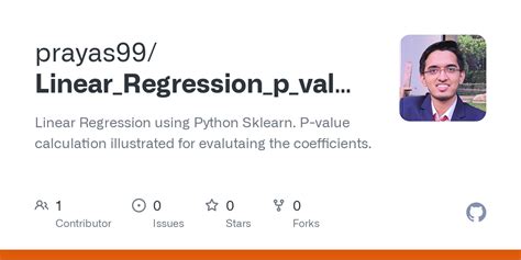 sklearn linear regression coefficients p value