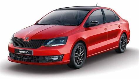 2018 Skoda Rapid Edition with four different variants