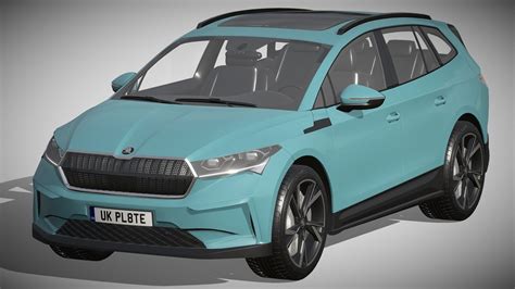 skoda enyaq 3d model