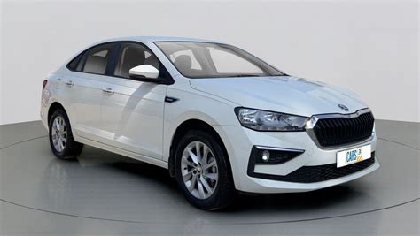 skoda slavia ambition white