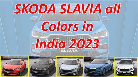 skoda slavia colors india