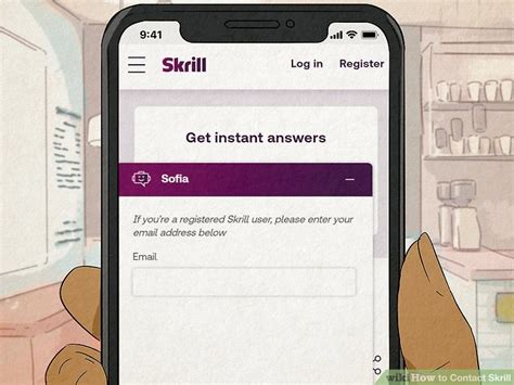 skrill contacts