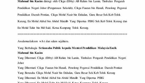 pengacara majlis in english - Audrey Welch