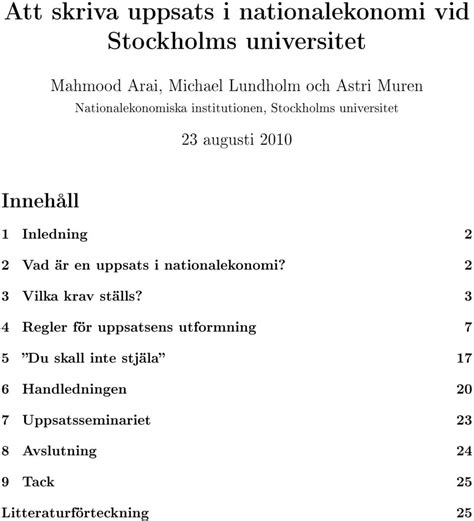 skriva ut stockholms universitet