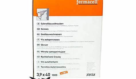 Fermacell Skruer 3,9x40mm 1000 stk. or. pakke