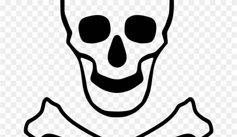 Download High Quality skull and crossbones clipart outline Transparent
