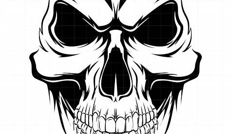 Human Skull Line Drawing | Free download on ClipArtMag