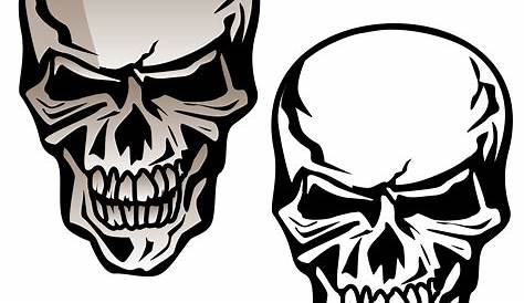 Line Art,head,art - Skull Vector Clipart (#5490380) - PinClipart