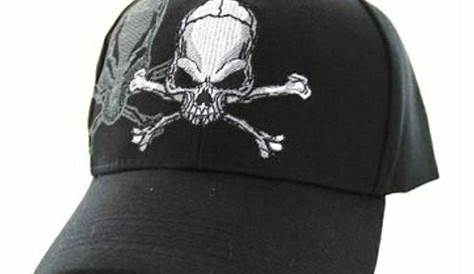 Skull wearing hat Royalty Free Vector Image - VectorStock