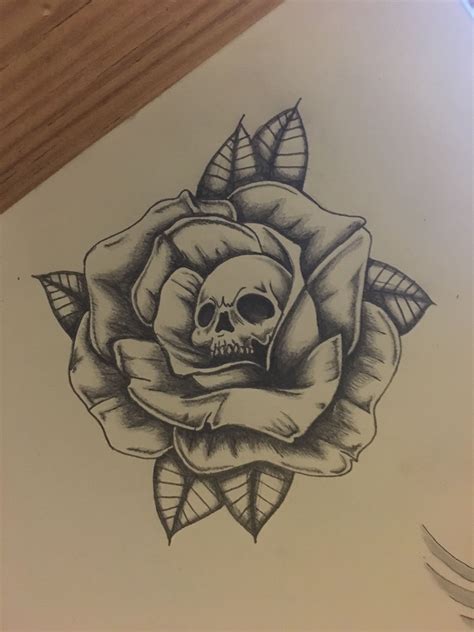 Skull and Rose Drawing Ideas for Artistic Expression