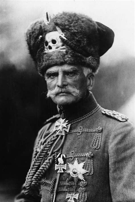 Skull On German Uniform
