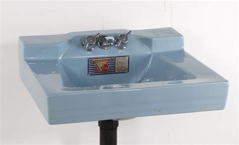 Sky Blue Bathroom Sink