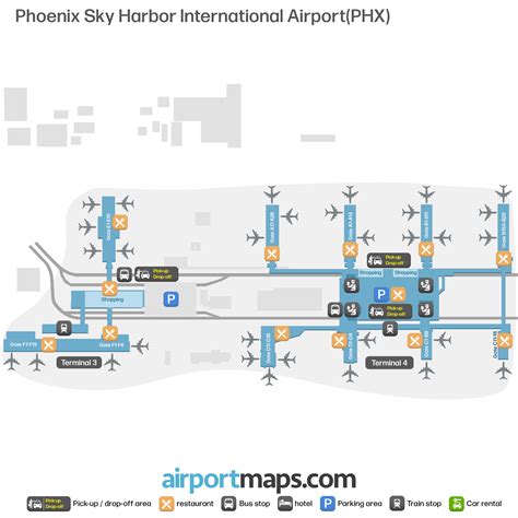 Sky Harbor Airport Map Printable