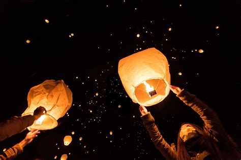 Sky Lanterns Hd Pics