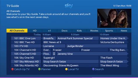 sky tv schedule tonight