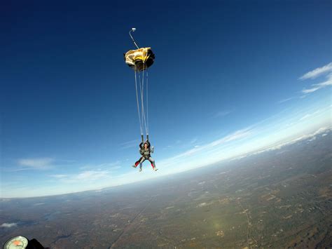 skydiving capturing memories