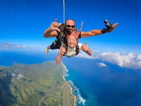 skydiving in honolulu hawaii