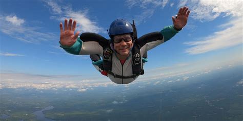skydiving jump