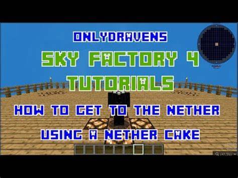 Minecraft Sky Factory 4 Modpack EPISODE 07 Nether Cake YouTube