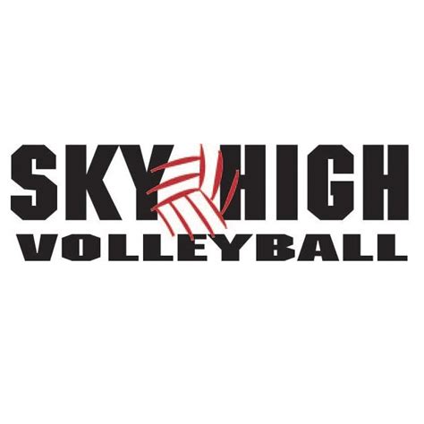Sky High Volleyball 16 Black