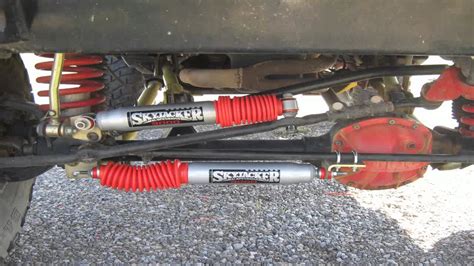 Skyjacker Dual Steering Stabilizer Install