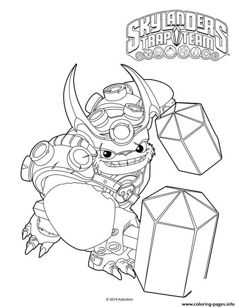Skylander Trap Team Coloring Pages
