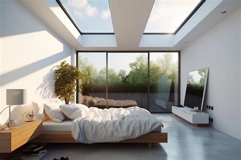 Skylight In A Bedroom