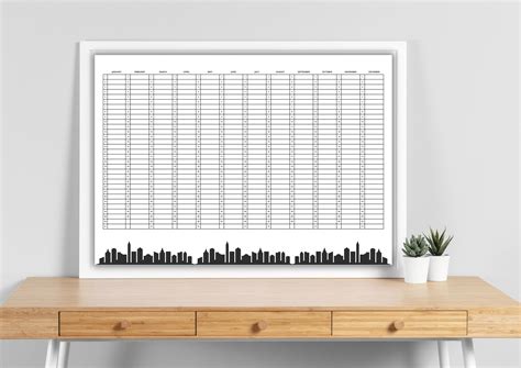 Skyline Calendar 2024