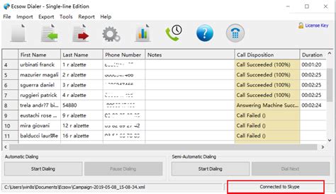 skype auto dialer