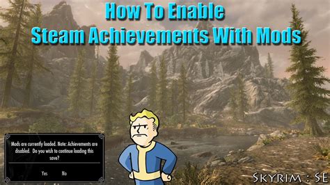 skyrim mod enable achievements