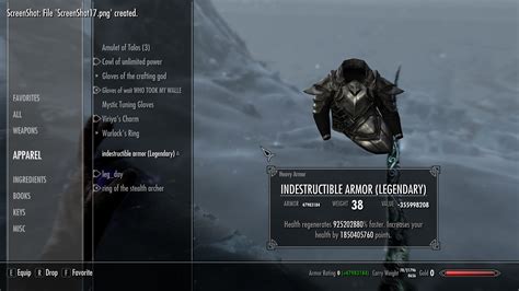 skyrim mod health command