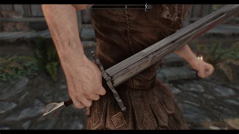 skyrim nexus one handed sword animation