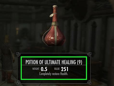 Skyrim Printable Potion Guide