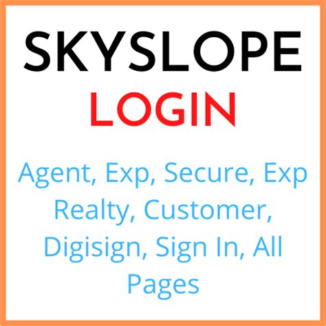 skyslope login exp realty