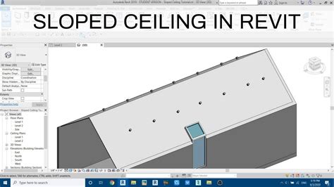 Slanted Ceiling Revit