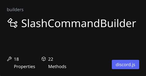 slash command builder