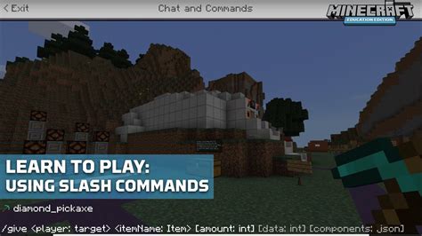 slash commands for minecraft
